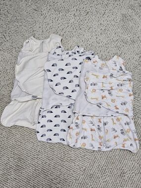Halo 3-Pack Bundle Sleepsack Swaddle Wraps 0-3m